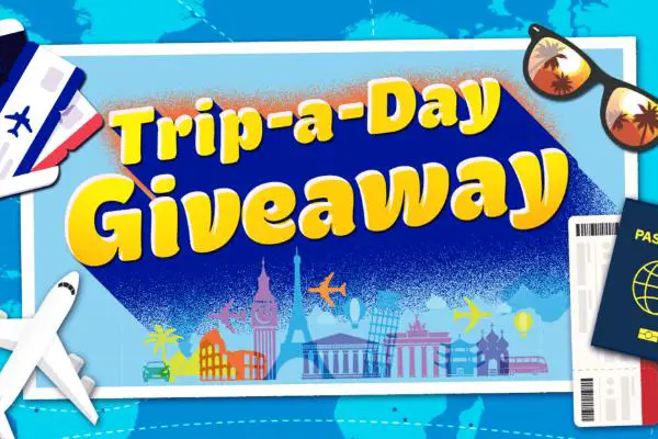 Trip A Day Giveaway Contest: Win 1 Of 5 Getaway Trips | SweepstakesBible